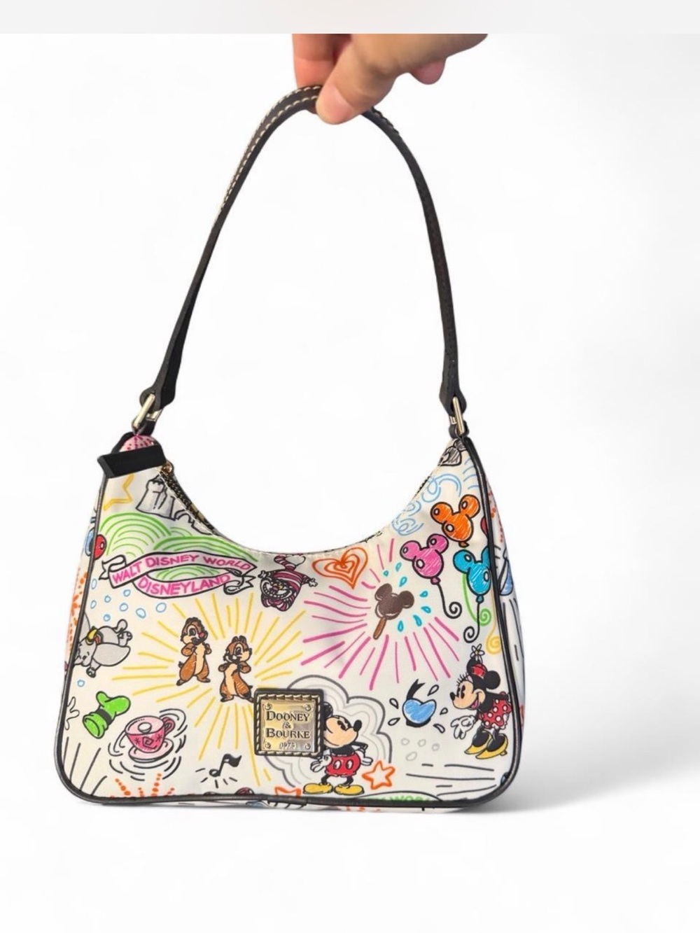 Disney Sketch Dooney & Bourke baguette bag